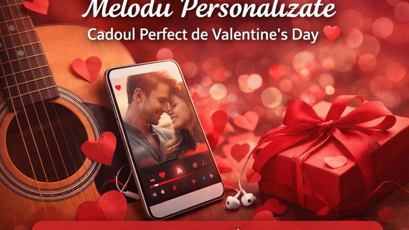 Melodii personalizate – Cadoul perfect de Valentine’s Day care spune „Te iubesc” altfel