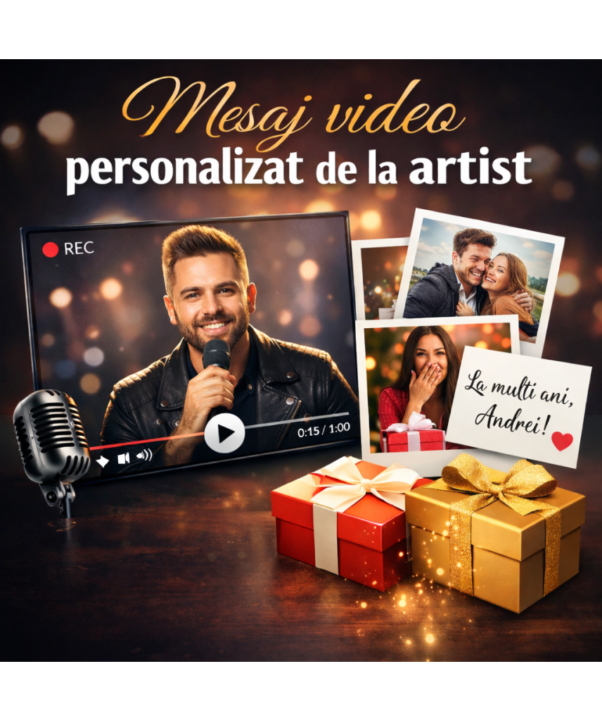 Mesaj video personalizat de la artist
